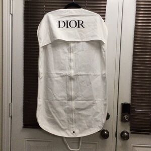 Dior White Garment Bag